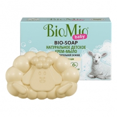  Экологичное детское крем-мыло с маслом Ши 90г.0+ BioMio BABY (6) 