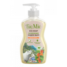 Экологичное жидкое мыло с маслом абрикоса. Смягчающее / BioMio. BIO-SOAP 300  (12)