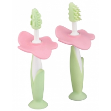 Набор: зубные щетки-массажеры для малышей (Цвет салатовый) ROXY-KIDS RTB-006