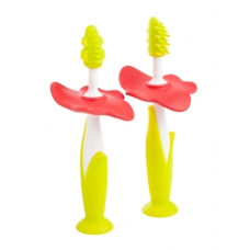 Набор: зубные щетки-массажеры для малышей цвет зелёный ROXY-KIDS RTB-001