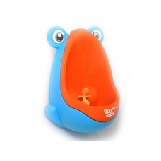 Писсуар для мальчиков Лягушка с прицелом цвет голуб. апельс. ROXY-KIDS RBP-2129BO