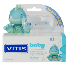 Зубная паста-гель Baby 30 мл 0-2 года нейтральный вкус (с напальчником) Vitis