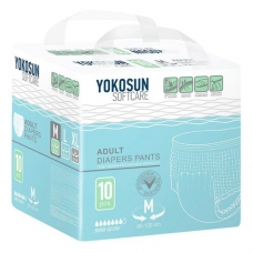 Подгузники-трусики для взрослых М YOKOSUN №10 (8)