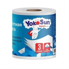 Туалетная бумага трехслойная, (10рул.х 40 м ) YOKOSUN (6)